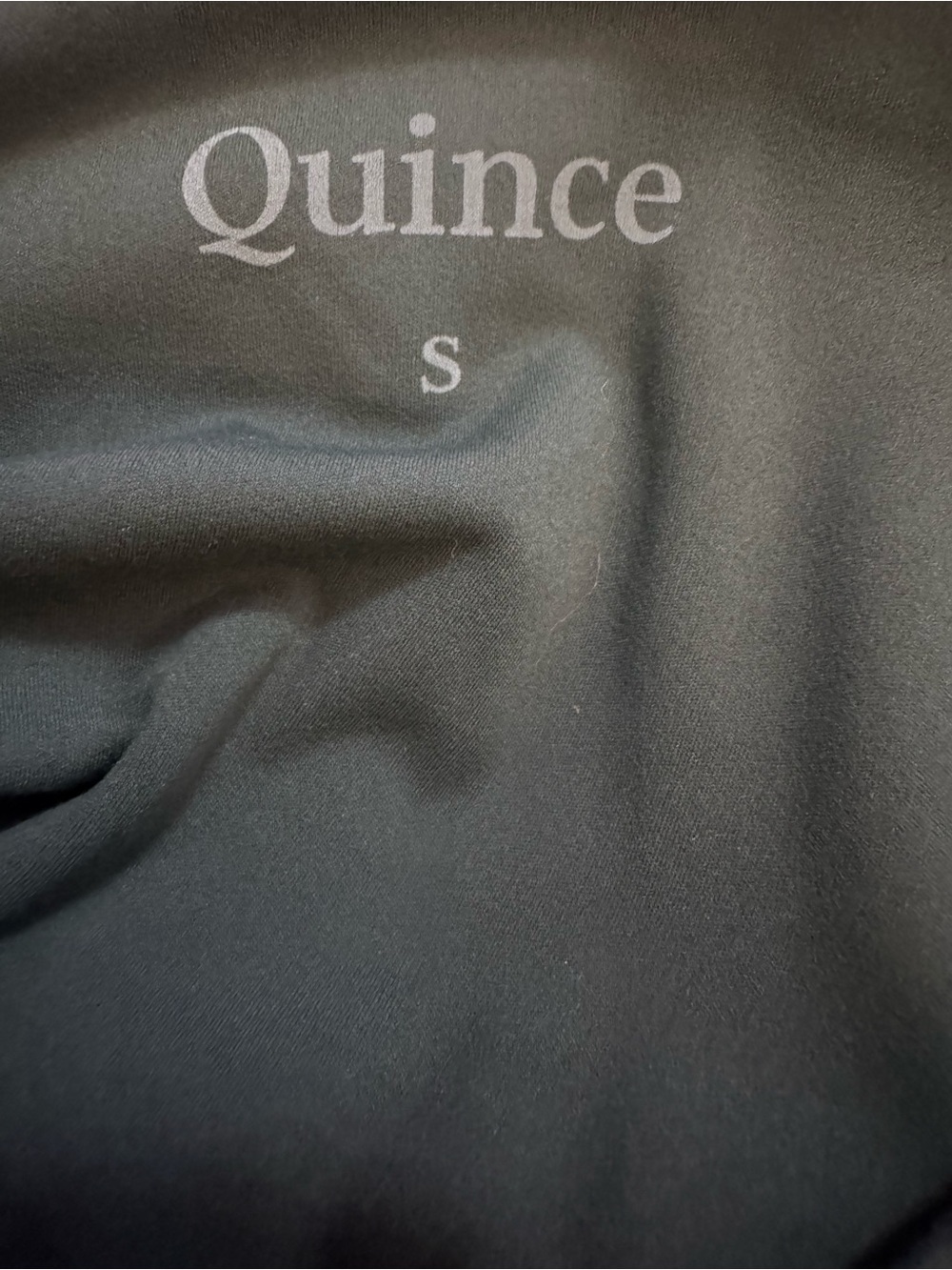 Quince Dark Green High-Rise Leggings Small 28” - Picture 3 of 3